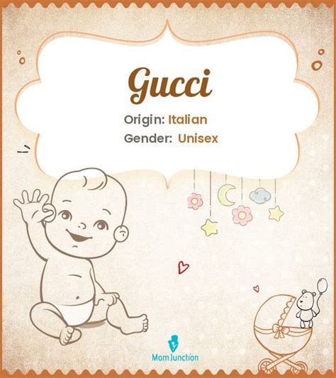 gucci name meaning.